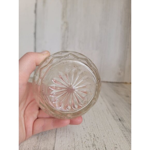 Vintage clear flower vase abstract home decor figure - Picture 5 of 5